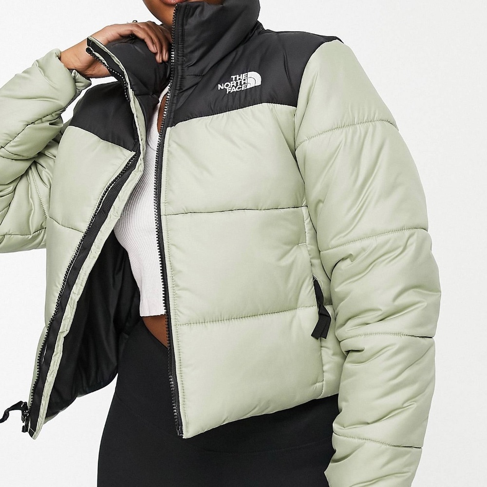 The North Face Saikuru cropped jacket in green